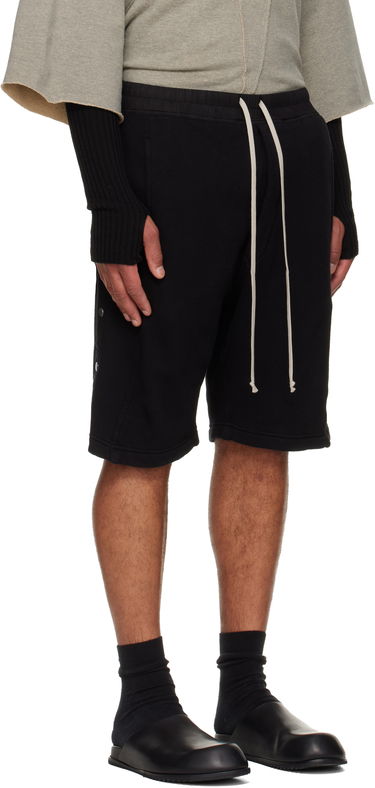 Shorts Rick Owens DRKSHDW Concordians Pusher Shorts Svart | DU02E7373 FSL, 1