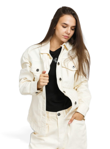 Jacka Urban Classics Oversized Shirt Jacket Beige | TB4366 cream