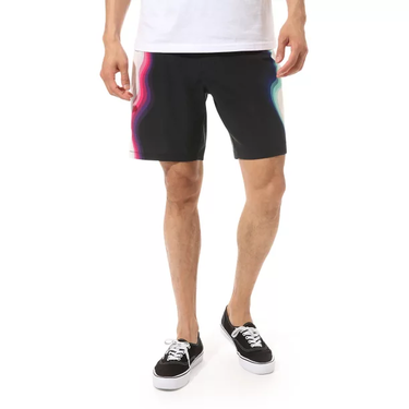Shorts Vans Warped Sidestrap Boardshorts Svart | VN0A49QVBLK, 4