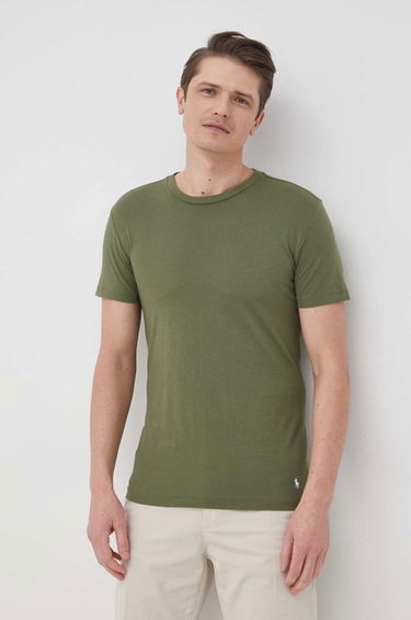 T-shirt Polo by Ralph Lauren Crew Base Layer Tee - 3 Pack Grön | 714830304013, 2