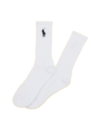 Strumpor Polo by Ralph Lauren Classic Sport Socks Vit | 449858064001