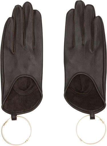 Handskar sacai sacai Leather Bangle Gloves Brun | 25-08253, 0