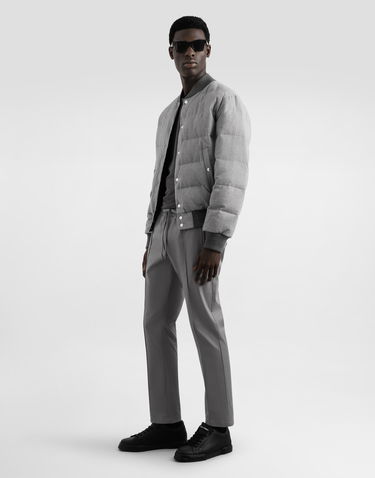 Byxor Dolce & Gabbana Dolce & Gabbana Cotton Gabardine Jogging Trousers Grå | GYACEZFUFNVN0493, 1