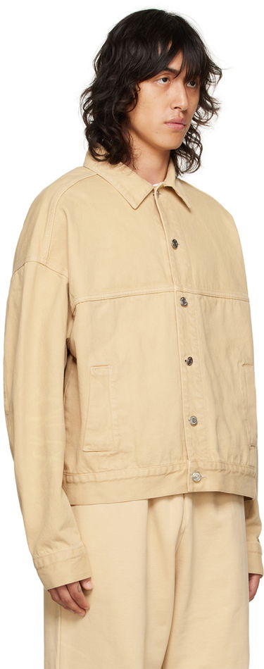 Jacka We11done We11done Trucker Denim Jacket Beige | WD-DJ3-22-376-U-BG, 1