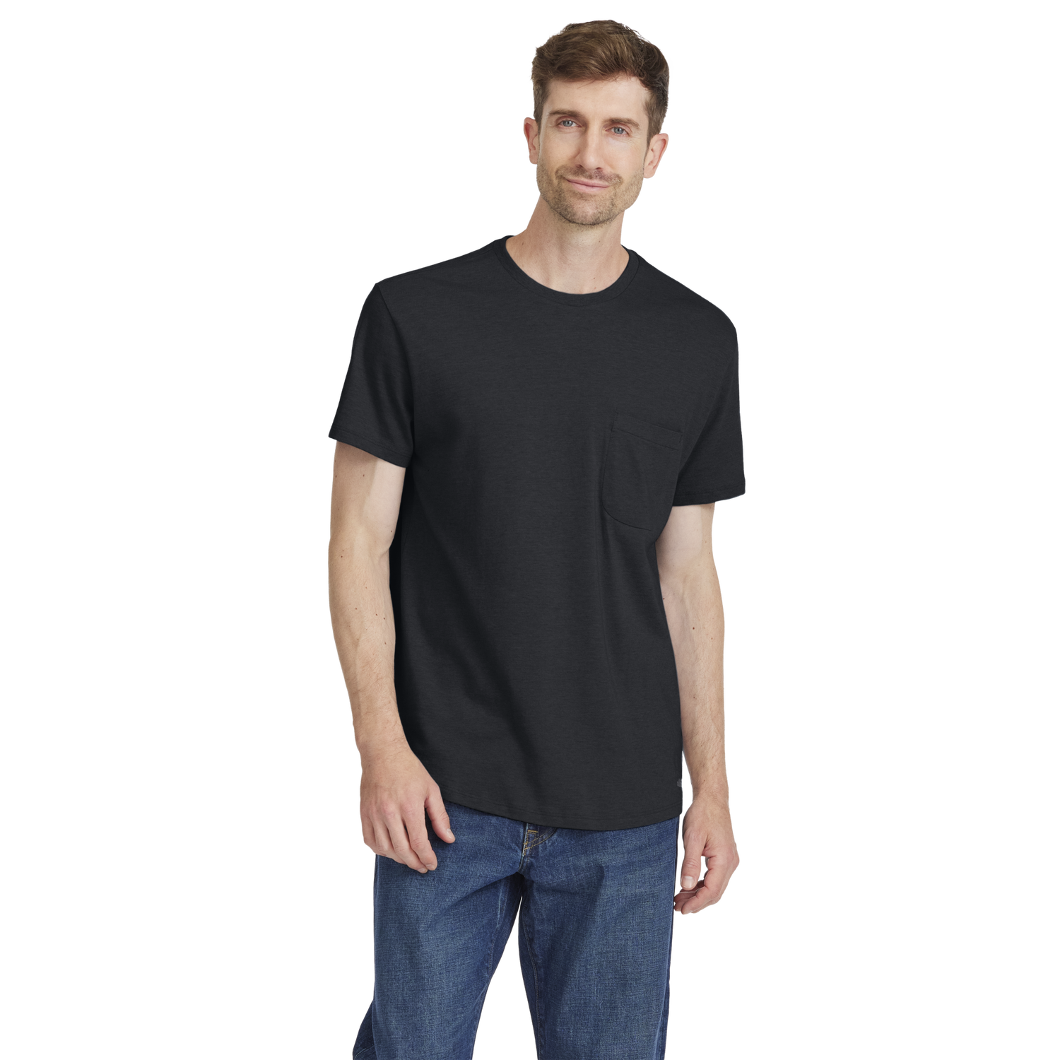 T-shirt Allbirds Merino Pocket Tee, Size Small Svart | A11499M, 0