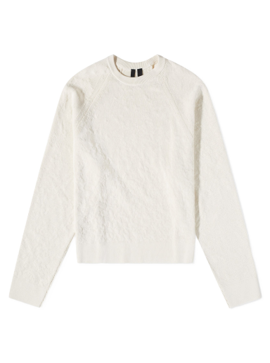 Sweatshirt Y-3 Knit Crew Sweat Vit | IB4784