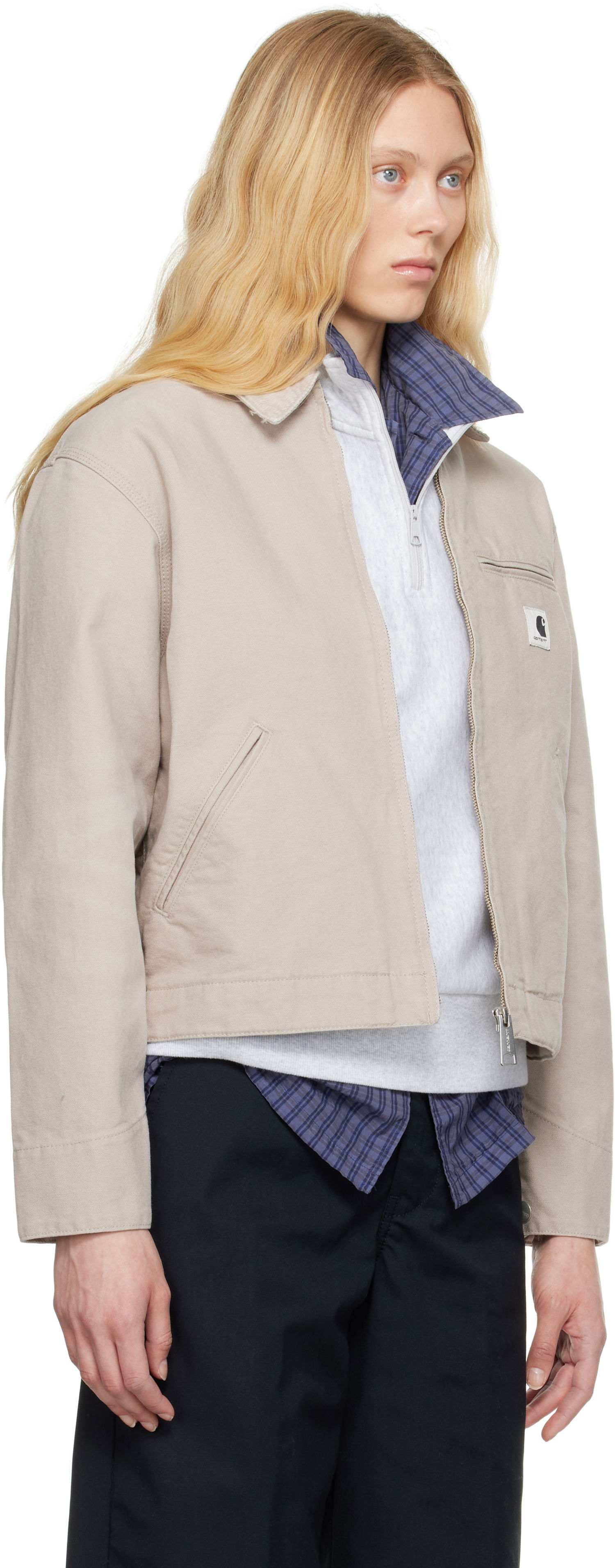 Jacka Carhartt WIP Carhartt WIP OG Detroit Jacket Beige | I034879 2RF4O, 1