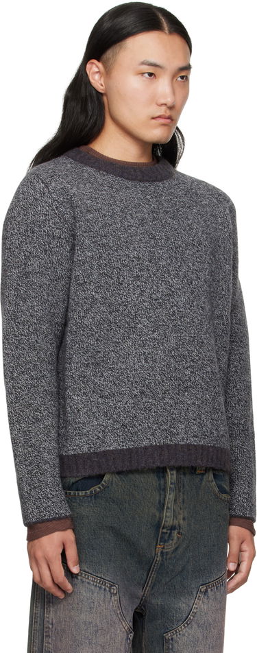 Sweater Eckhaus Latta Eckhaus Latta Yak Knit Sweater Grå | 8258-EL-PF25-M, 1