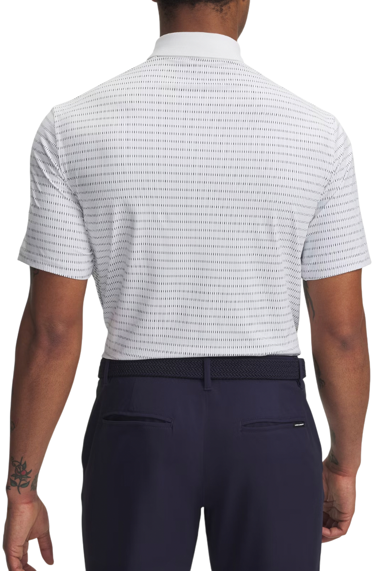Polotröja Under Armour Drive Chill Printed Polo Vit | 1389597-102, 1