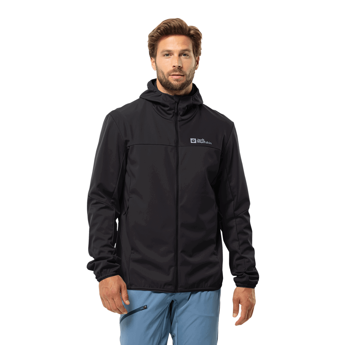 Jacka Jack Wolfskin Feldberg Hooded Jacket Svart | 1306923-6000, 0