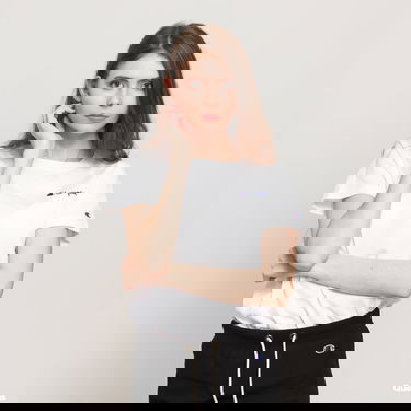 T-shirt Champion RW Small Script Logo Vit | 112195  S21 WW001, 0