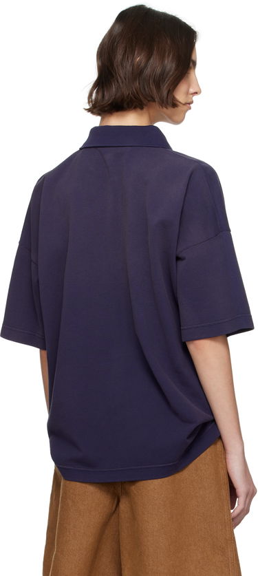 Polotröja JW Anderson JW Anderson Anchor Print Polo Mörkblå | JO0269-PG1808, 2