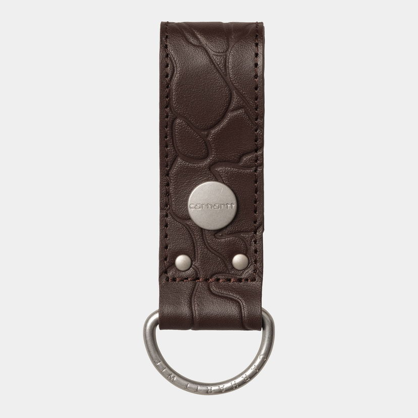 Nyckelringar Carhartt WIP Carhartt WIP Camo Duck Leather Keyholder Brun | I035401_1
