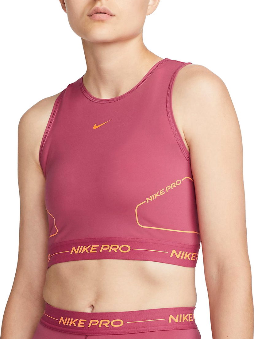 Crop top Nike Dri-FIT Training Crop Top Rosa | dm7685-633