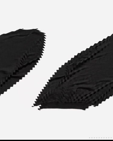 Sweater Stone Island Ghost Pure Light Wool Crewneck Sweater Svart | K2S15-5100074-S00FC V0029, 2