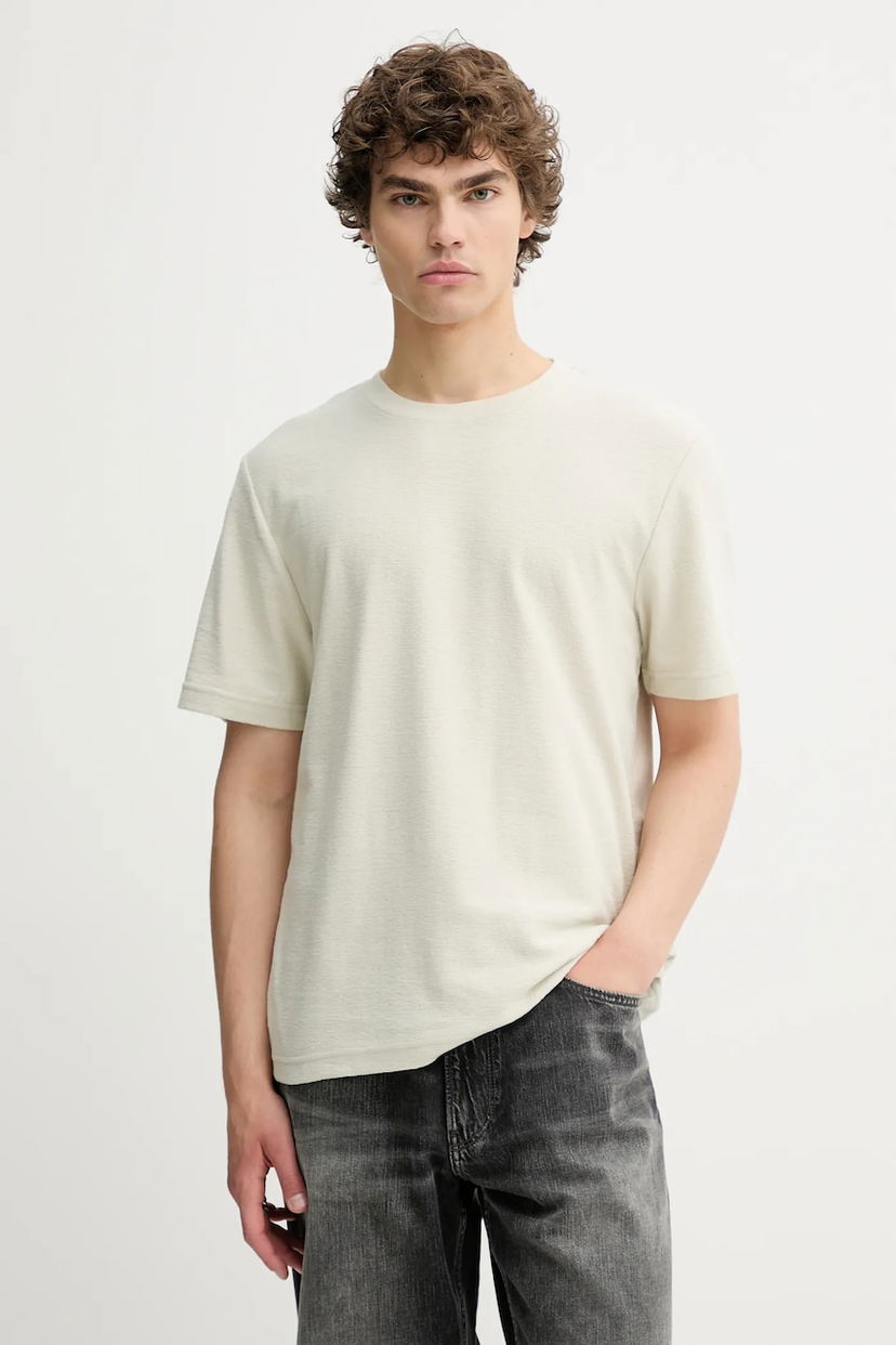 T-shirt Samsoe Samsoe Short-sleeved T-Shirt ODIN Beige | M22200041