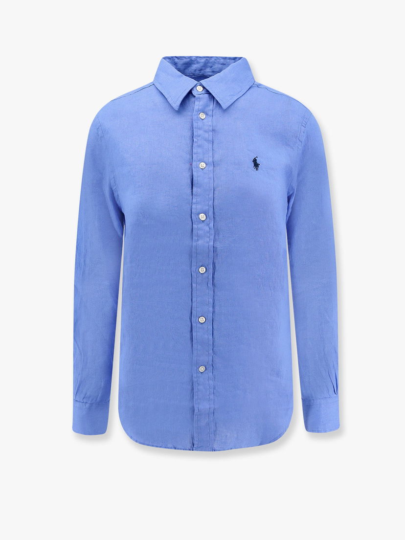 Skjorta Polo by Ralph Lauren Polo Ralph Lauren Women's Linen Shirt Blå | 211970730006