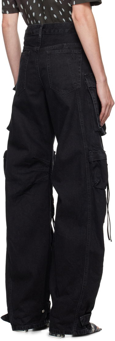Jeans The Attico Attico Fern Cargo Jeans Svart | 236WCP84 D066, 2