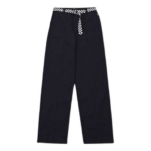 Cargo byxor Vans Rachie Black Wide Leg Pants Blå | VN0A5F4QBLK, 0