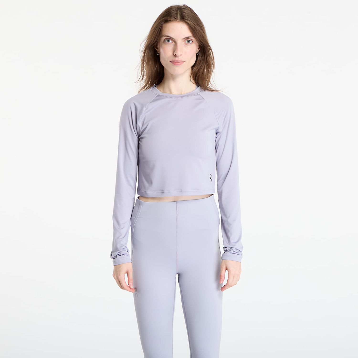 T-shirt On Running T-shirt On Studio Long Tee Crop Purple Purpur | 1WF12430174, 0