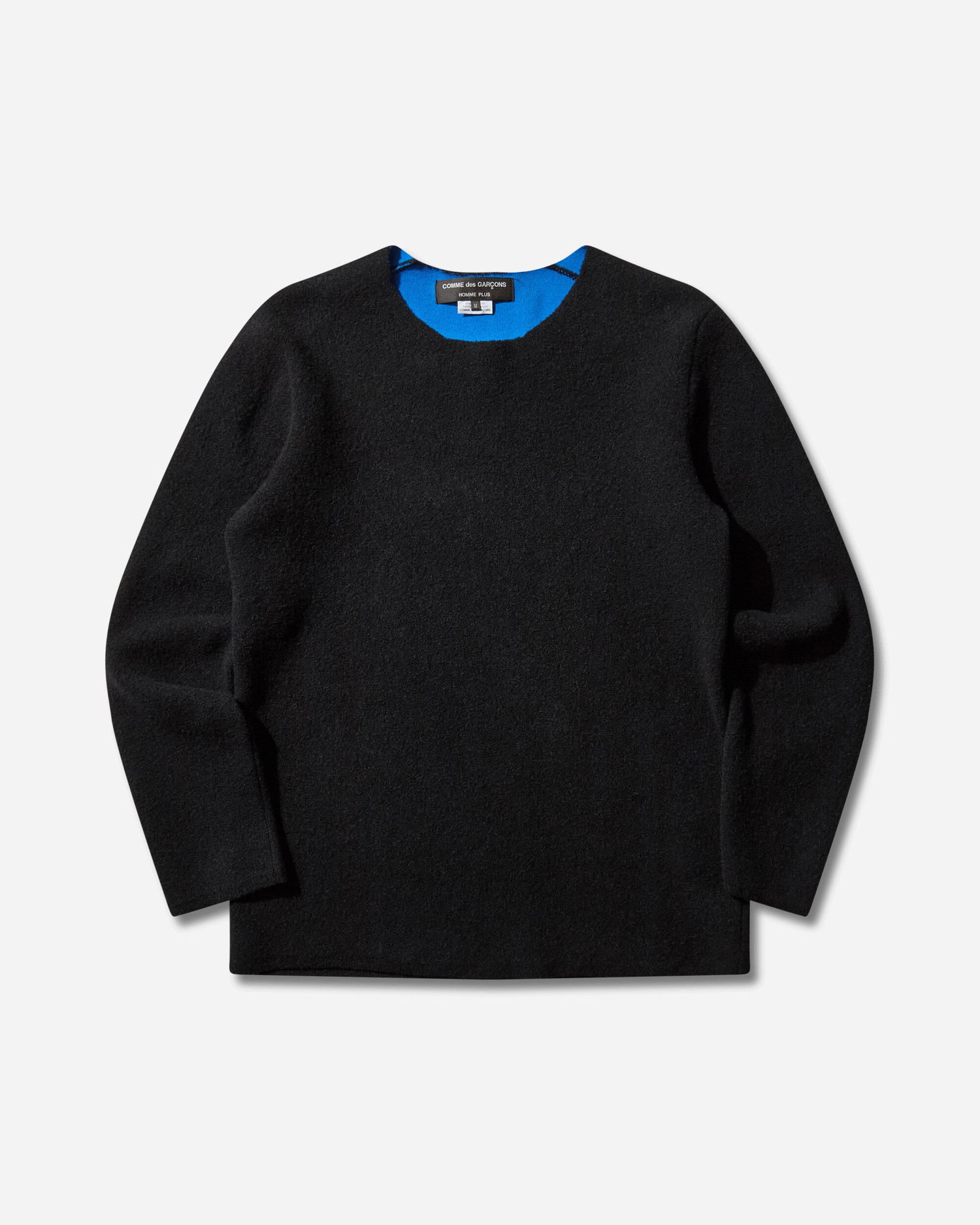 Sweater Comme des Garçons COMME des GARÇONS HOMME PLUS Wool Sweater Svart | PP-N011-W25 3, 1