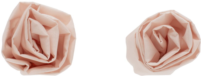 Halsduk Simone Rocha Simone Rocha Rose Stud Earrings Rosa | ERG403 1067