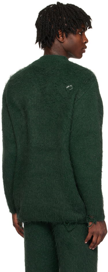 Sweater ADER ERROR Crewneck Distressed Sweater Grön | BMADFWKT0304GN, 2