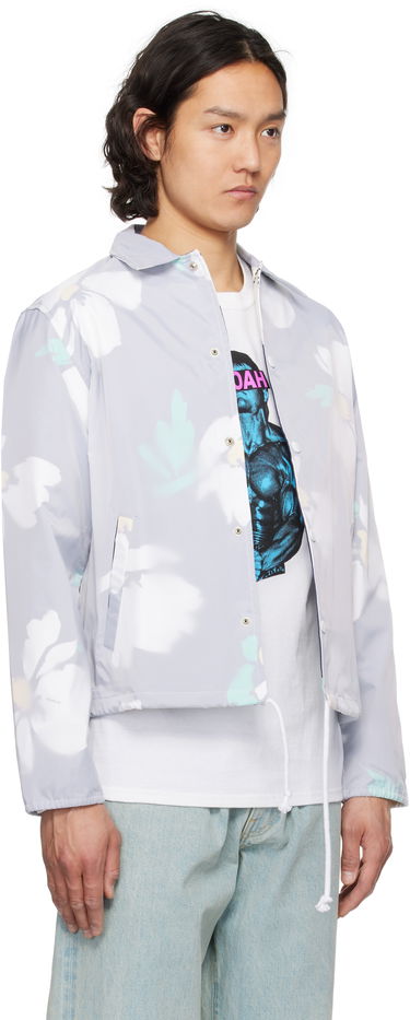 Vindjacka Noah Noah Outrigger Floral Print Jacket Grå | OW087SS25MUL, 1