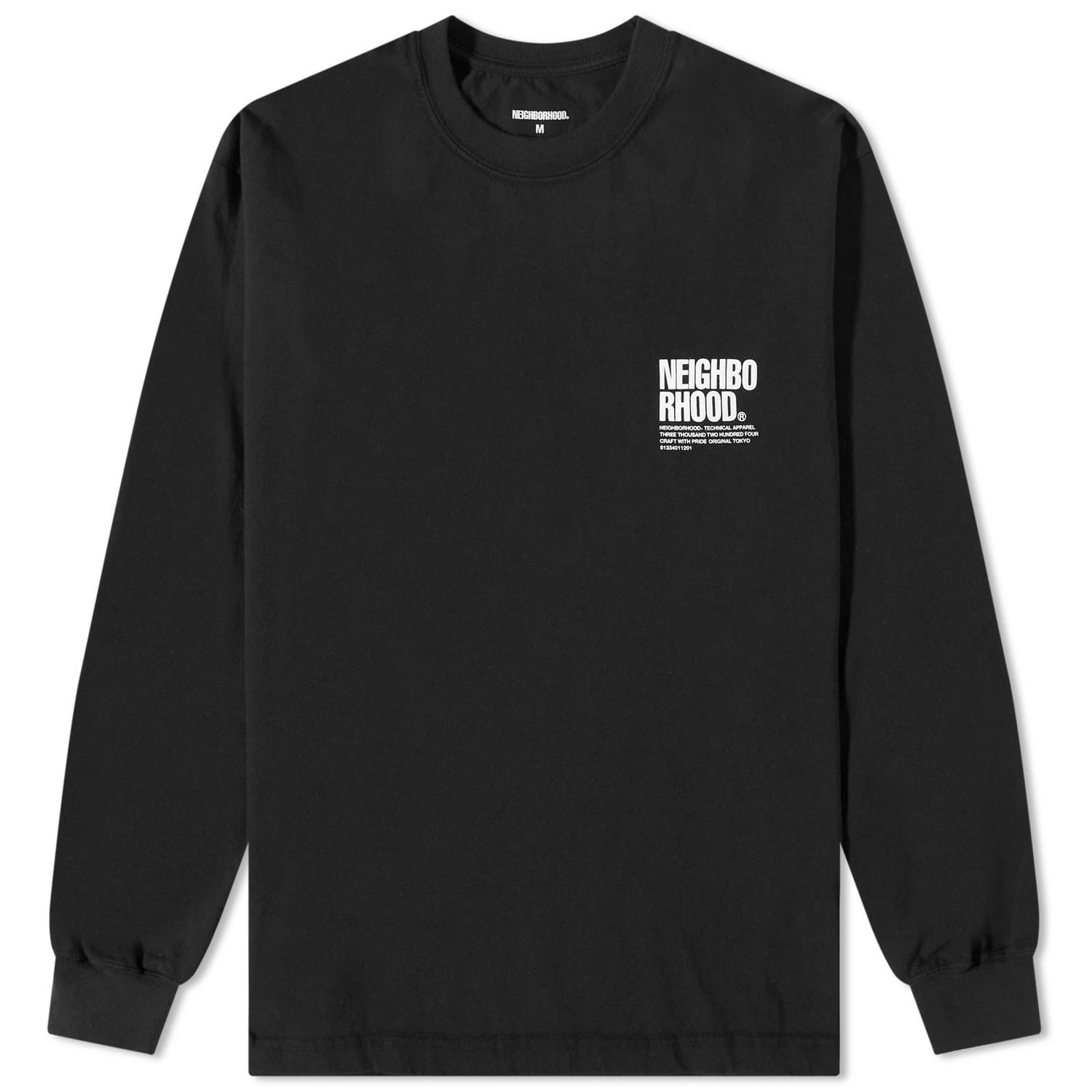 T-shirt Neighborhood NH-2 Tee Svart | 231PCNH-LT02-BLK, 0