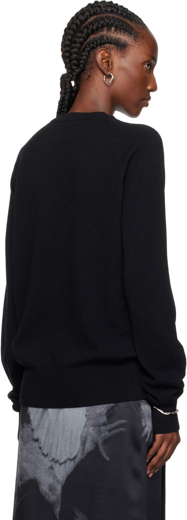 Sweater Ann Demeulemeester Ann Demeulemeester Ulu Cut-Out Sweater Svart | CO02-W-KN01-FA147-099, 2