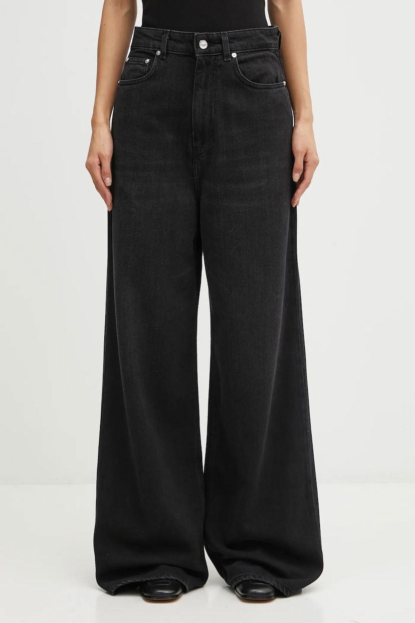 Jeans GANNI GANNI Soft Rigid Denim Baggy Svart | J1853