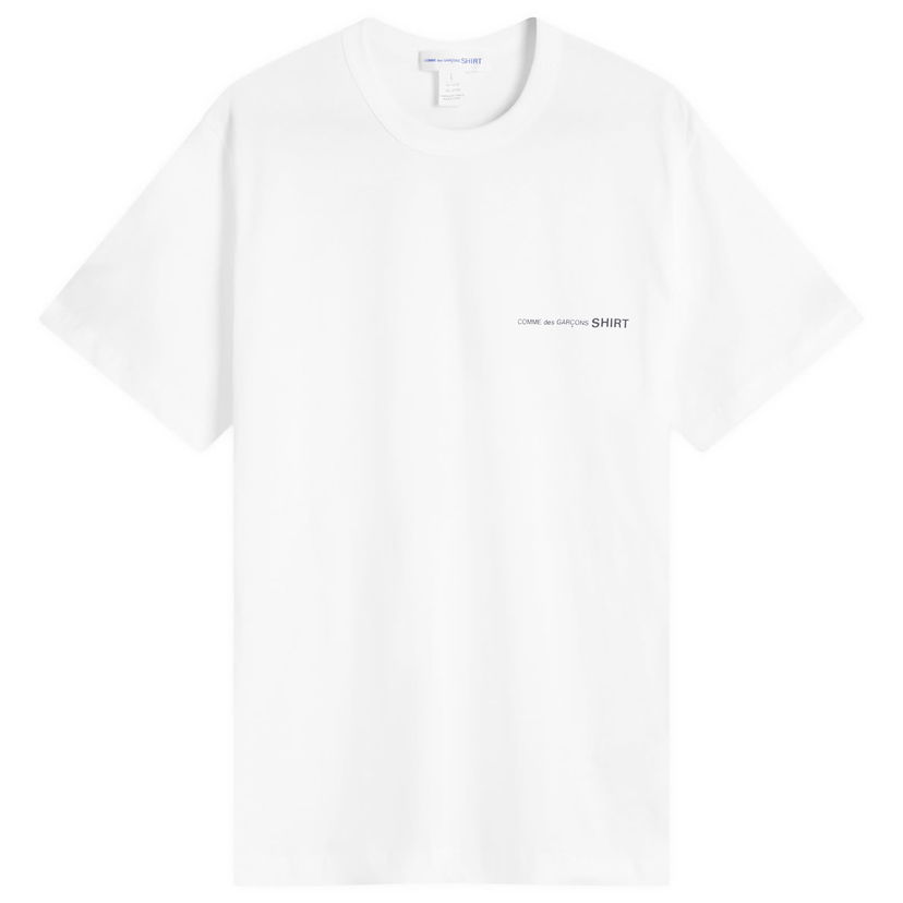 T-shirt Comme des Garçons Comme des Garcons SHIRT Logo T-Shirt, Size Small Vit | FO-T026-051-3