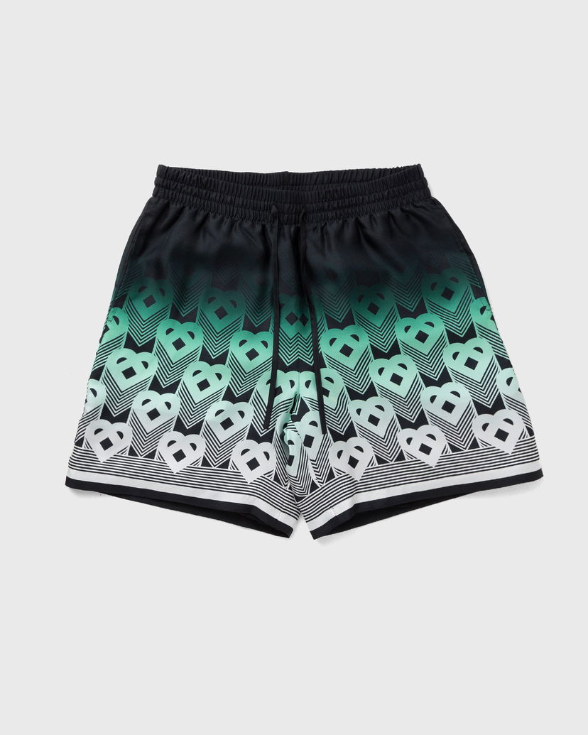 Shorts Casablanca Printed Drawstring Shorts Svart | MPF25-TR-012-01