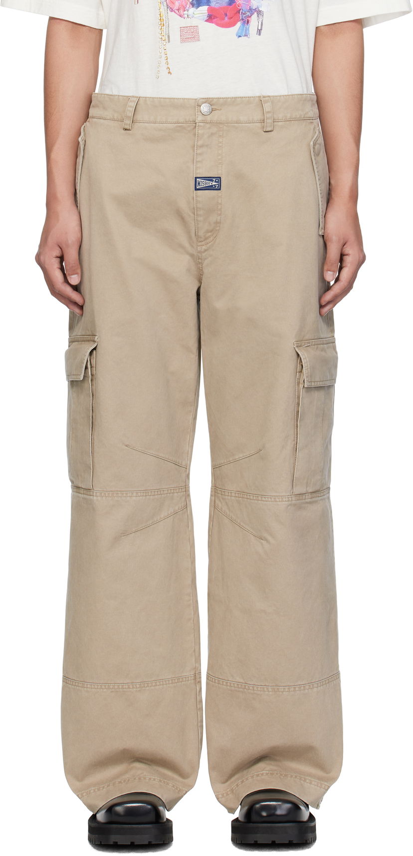 Cargo byxor MISBHV MISBHV Perfect Cargo Pants Beige | 250M307