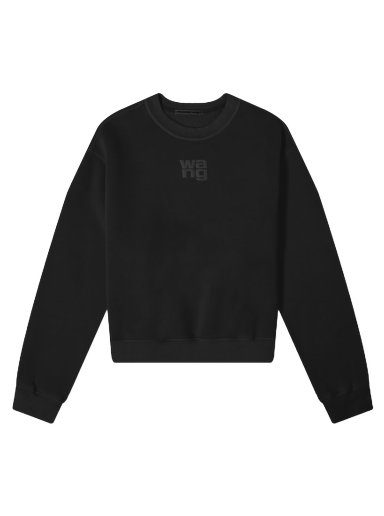 Sweatshirt Alexander Wang Essential Crew Sweat Svart | 4CC3221360-001