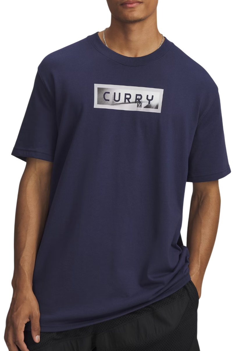 T-shirt Under Armour Tricou Curry Trend Tee 1 Mörkblå | 6007303-403