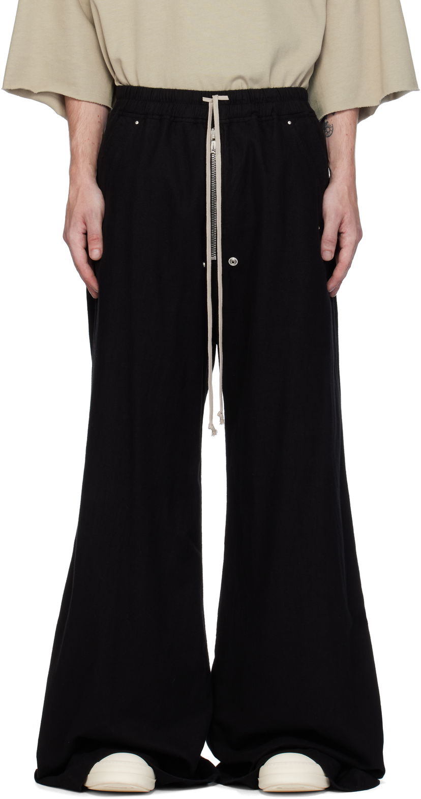 Byxor Rick Owens Geth Belas Trousers Svart | DU02D2378 CFL