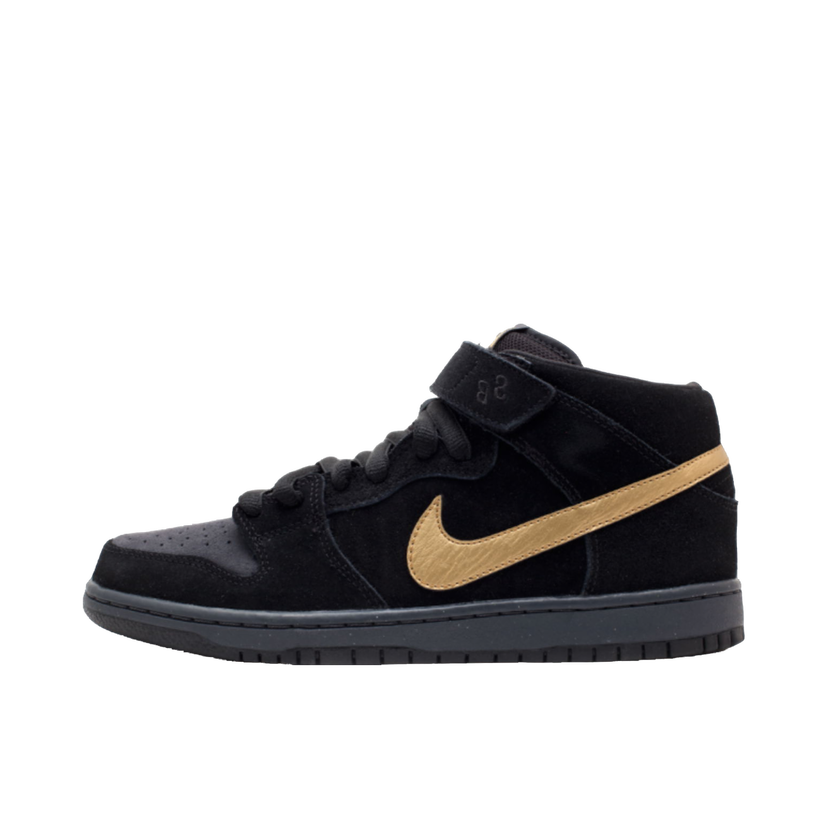 Sneakers och skor Nike SB SB Dunk Mid Obsidian Metallic Gold Svart | 314383-474