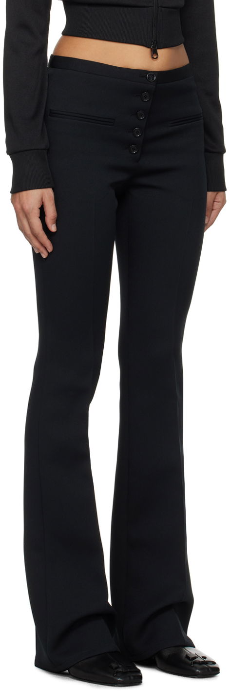 Byxor Courrèges Courrèges Tailored Flare Trousers Svart | 124CPA184PL0007, 1