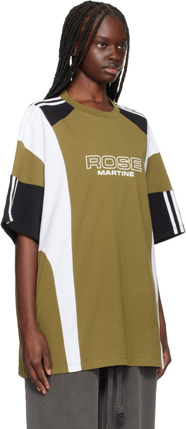 T-shirt Martine Rose Martine Rose Oversized Panelled T-Shirt Grön | 630JE01411D, 1