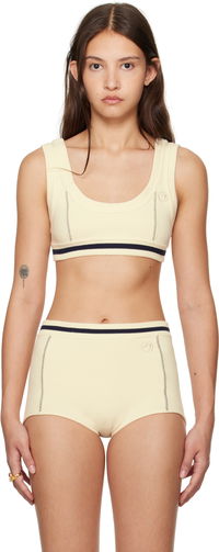 Contrast Stitch Bra Top
