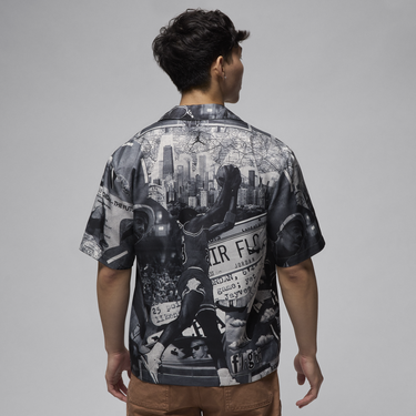 Skjorta Jordan Essentials Printed Camp Top Svart | FV7311-133, 3