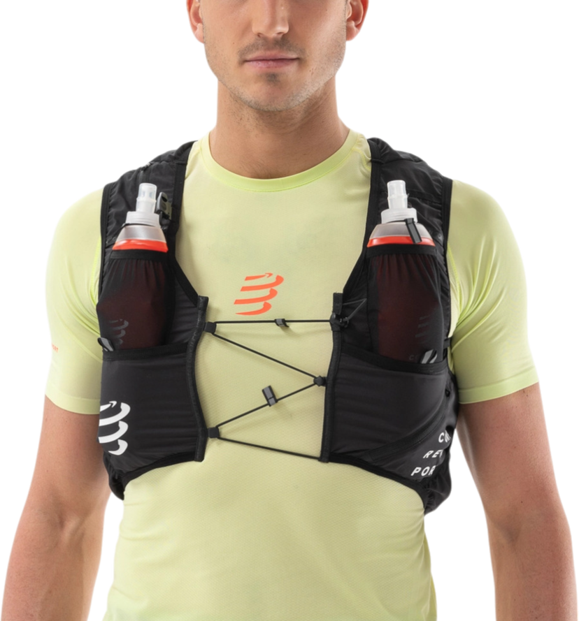Väst Compressport Ultrun Evo 10 Hydration Vest Svart | xbpu6069-xbpu6069000