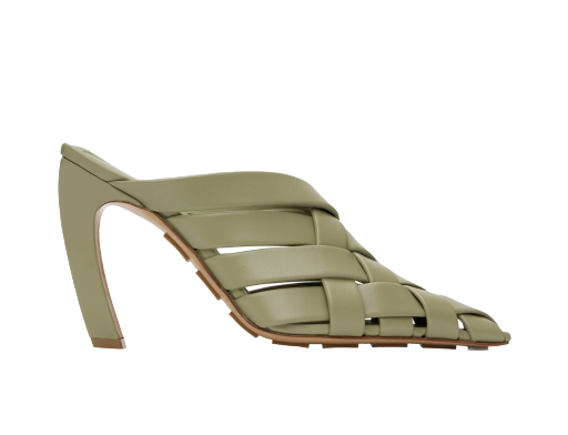 Sneakers och skor Bottega Veneta Alfie Mules "Khaki" Grön | 740262 V00T0