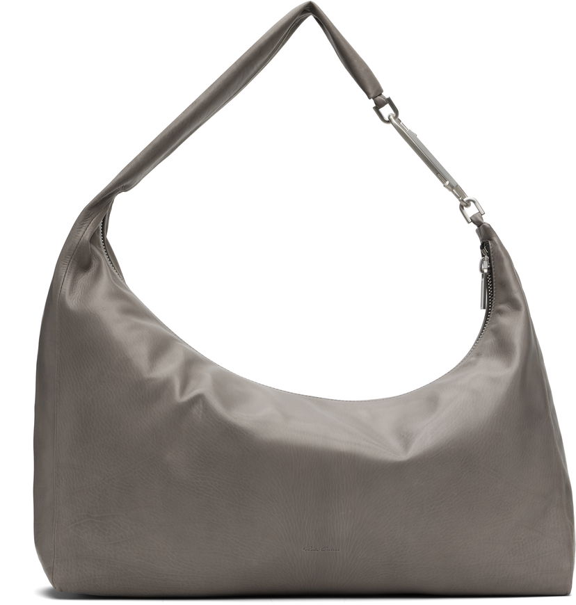 Handväska Rick Owens Rick Owens Cropped Gemini Bag Grå | RA02E0728 LCA