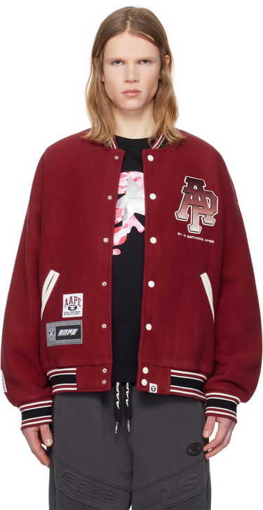 Bomberjacka AAPE by A Bathing Ape AAPE By A Bathing Ape Main Bomber Jacket Röd | AAPSWMB351XXNBDX, 0