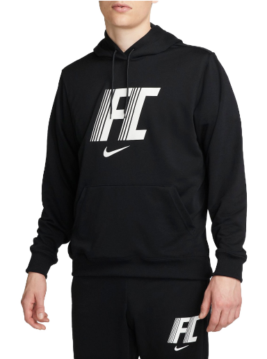 Sweatshirt Nike Dri-FIT FC Fleece Hoodie Svart | dv9757-010