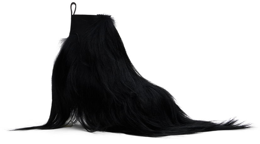 Kläder Rick Owens Rick Owens Porterville Minimal Grill Beatle 65 Chelsea Boots Svart | RP02D3847 LGF0