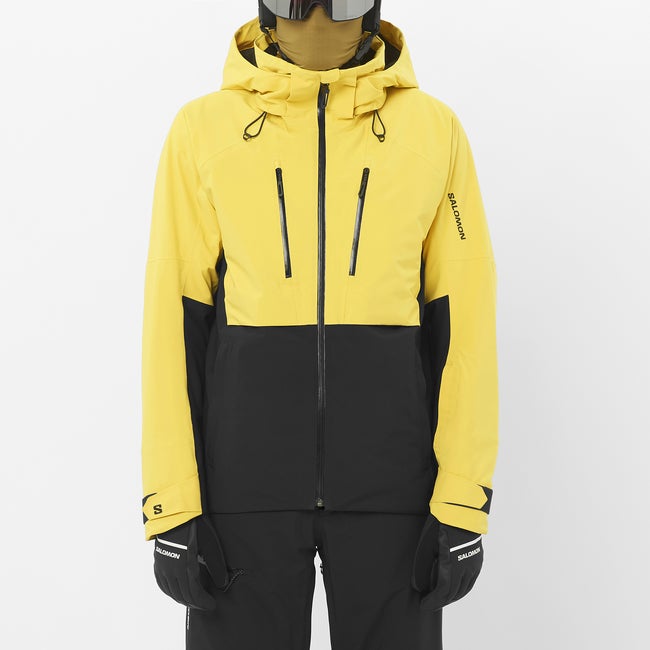 Jacka Salomon Brilliant Ski Jacket Gul | LC2635400, 0