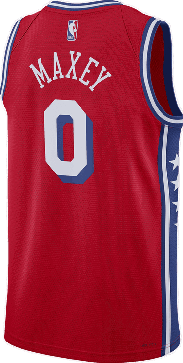 Jersey Jordan Philadelphia 76ers Statement Edition Swingman Jersey Maxey Röd | DO9539, 1